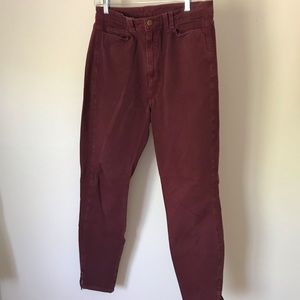 American Apparel high waisted jeans